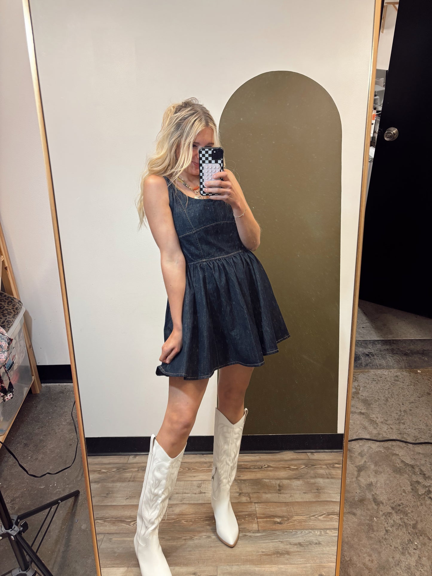 Indigo Mini Dress