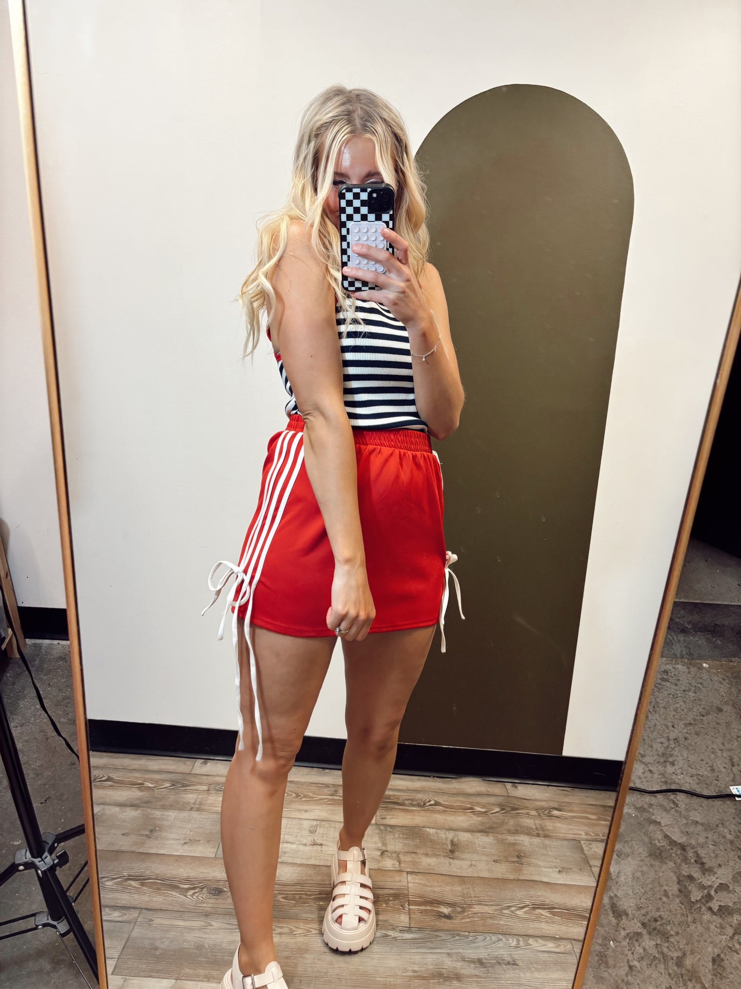 Track Star Skirt (Red)