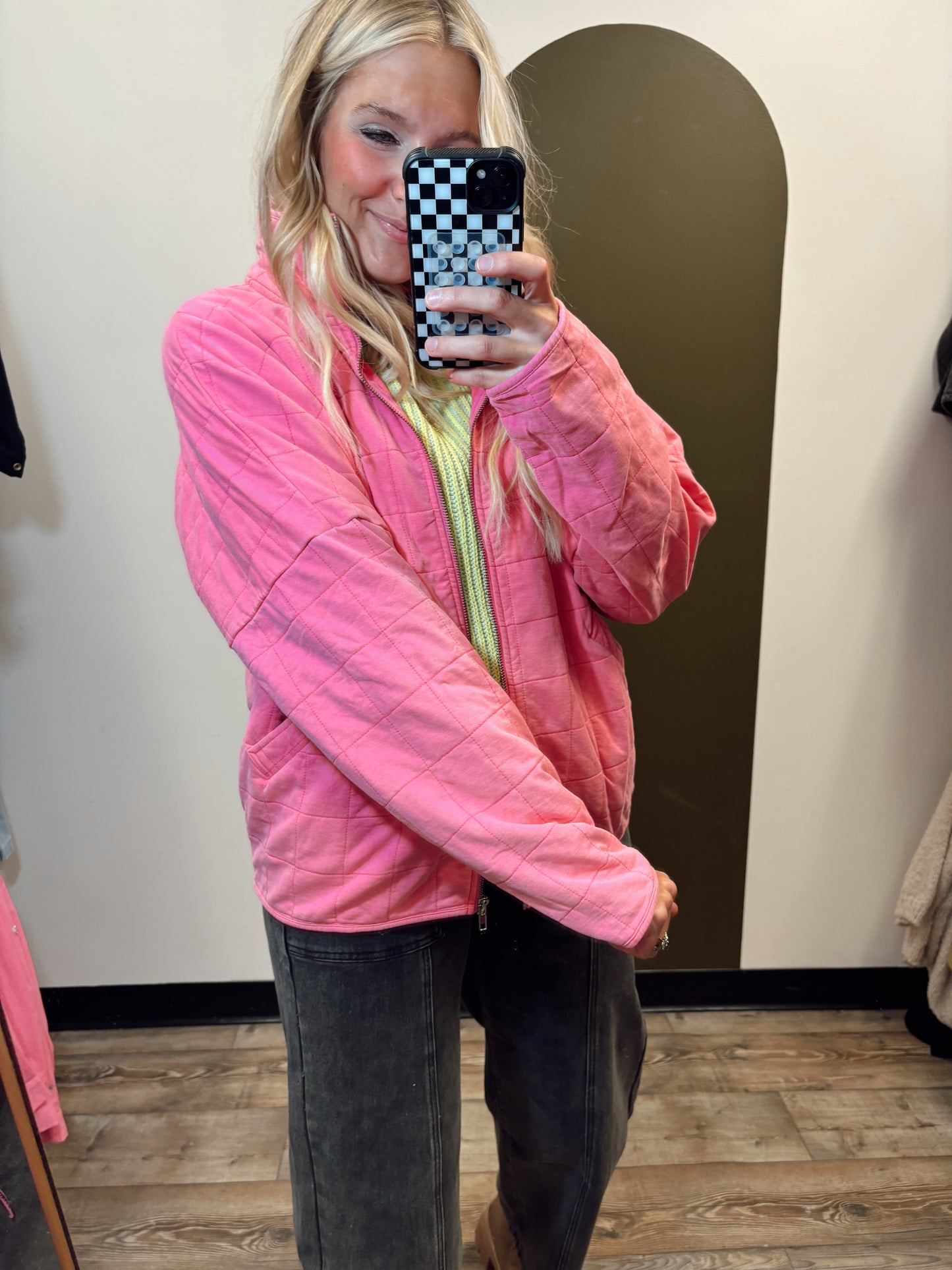 Nicole Quilt Zip Jacket