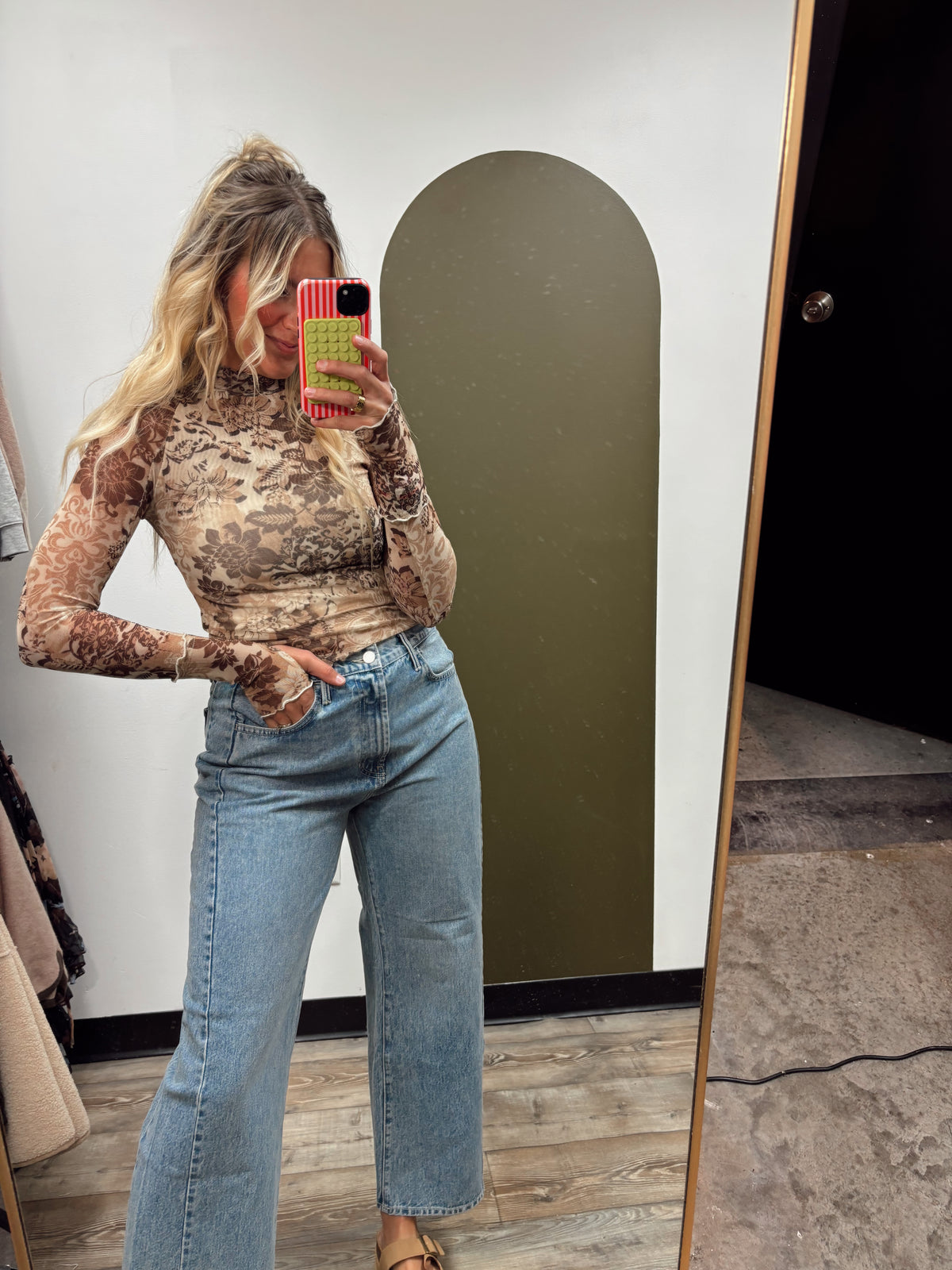 Quincy Sheer Floral Top