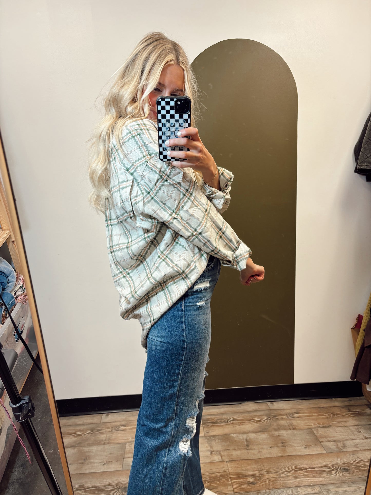 Down Home Plaid Top