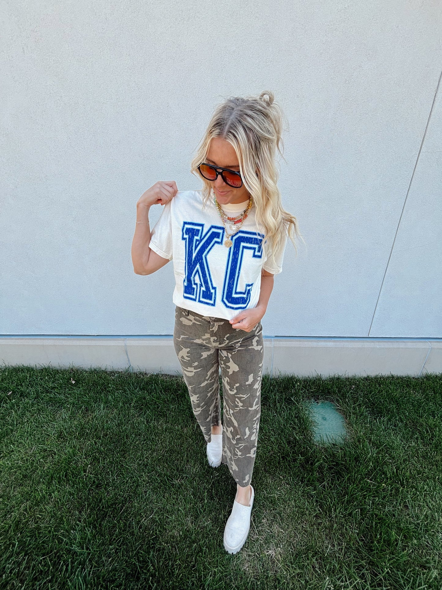 KC Distress Tee