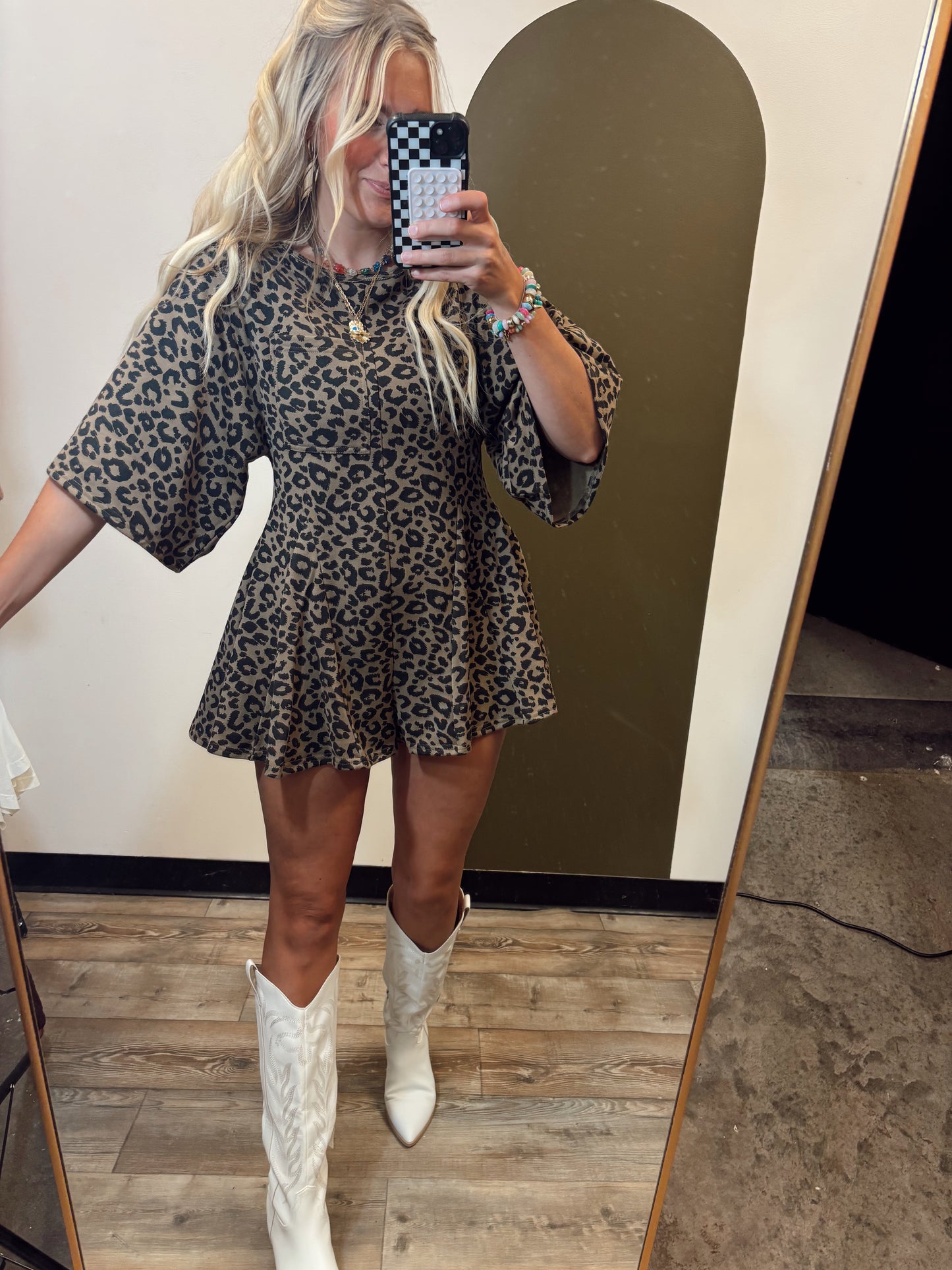 Free To Frolic Leopard Romper