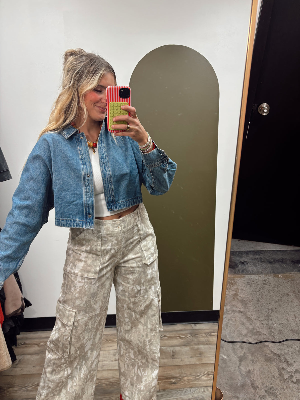 Hunter Crop Denim Jacket