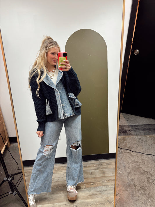 Long December Sweater Jacket