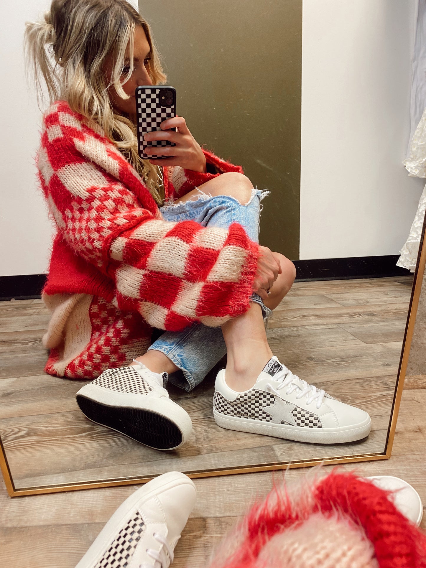Flair Checkered Sneaker