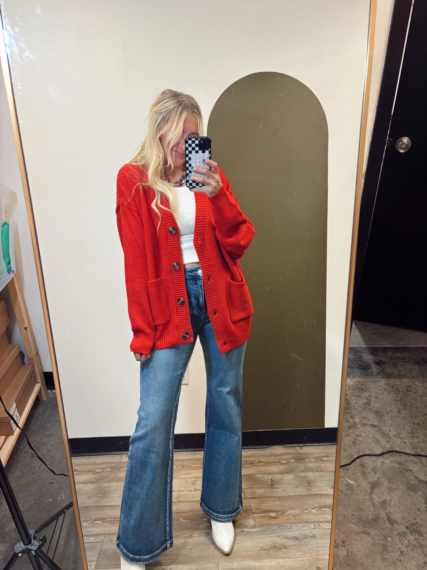 Kingdom Come Cardigan (Red)