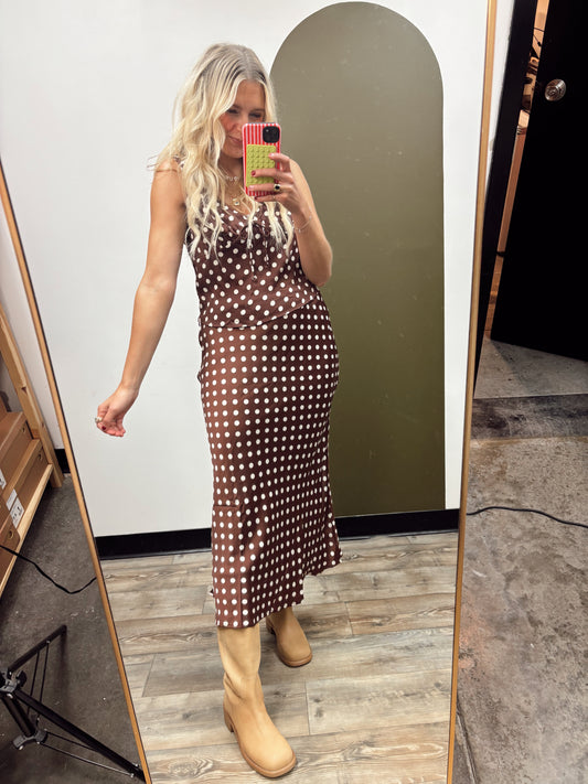 Magnolia Polka Dot Midi Set