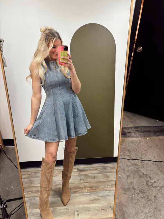 Brandi Denim Dress