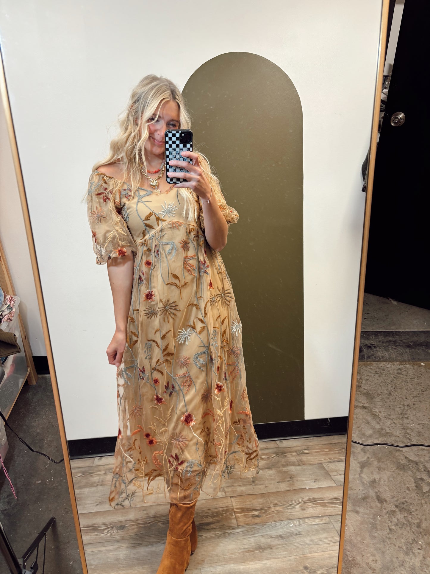 Veronica Mesh Maxi