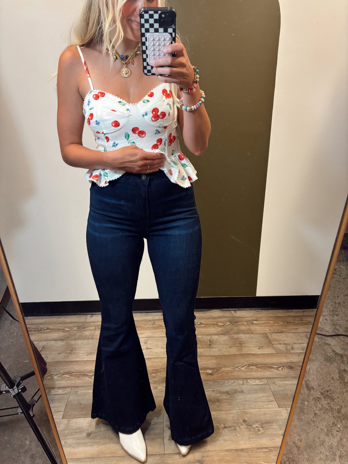 With Flare High Rise Jean