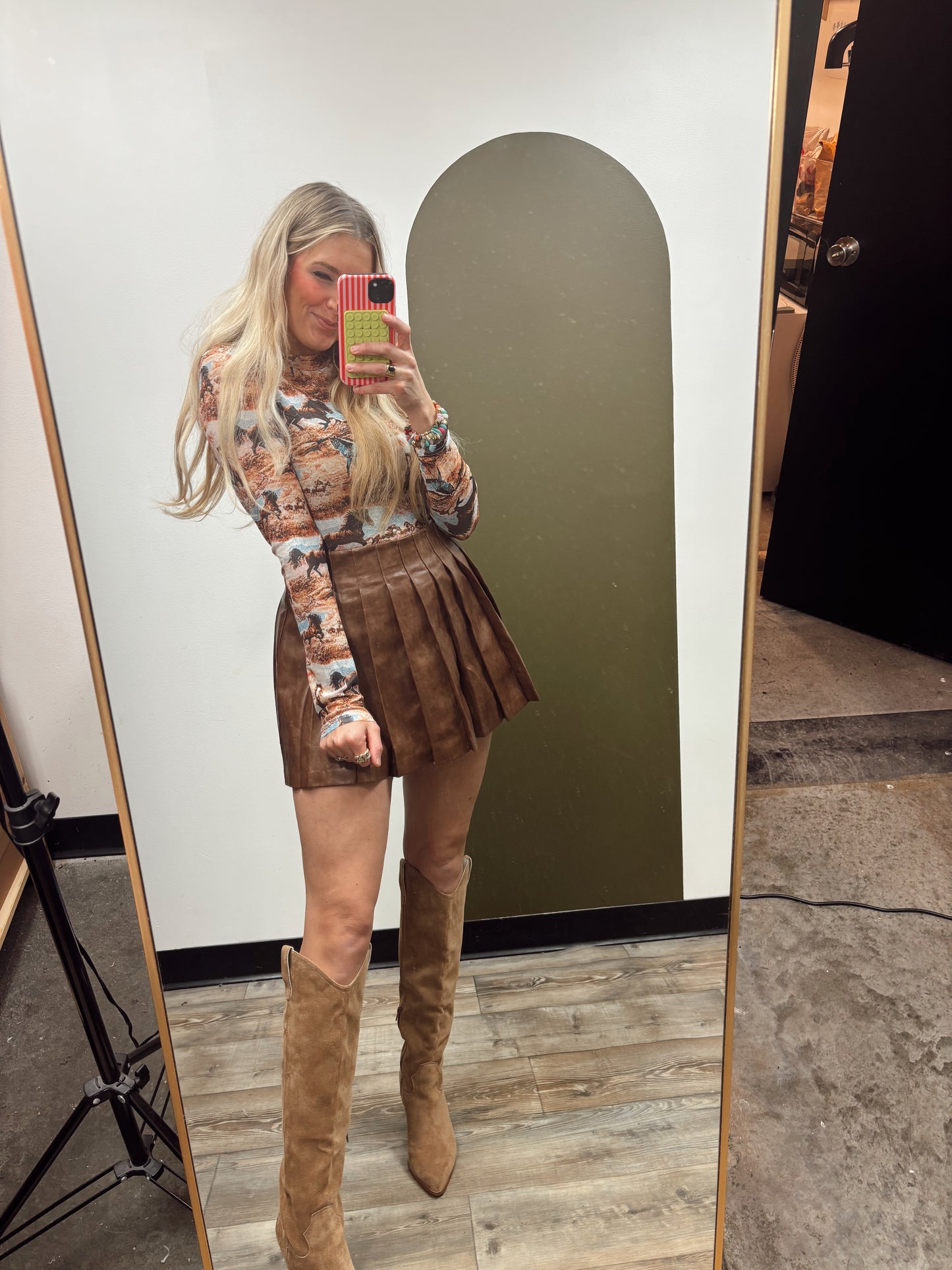 Wild And Western Sheer Top