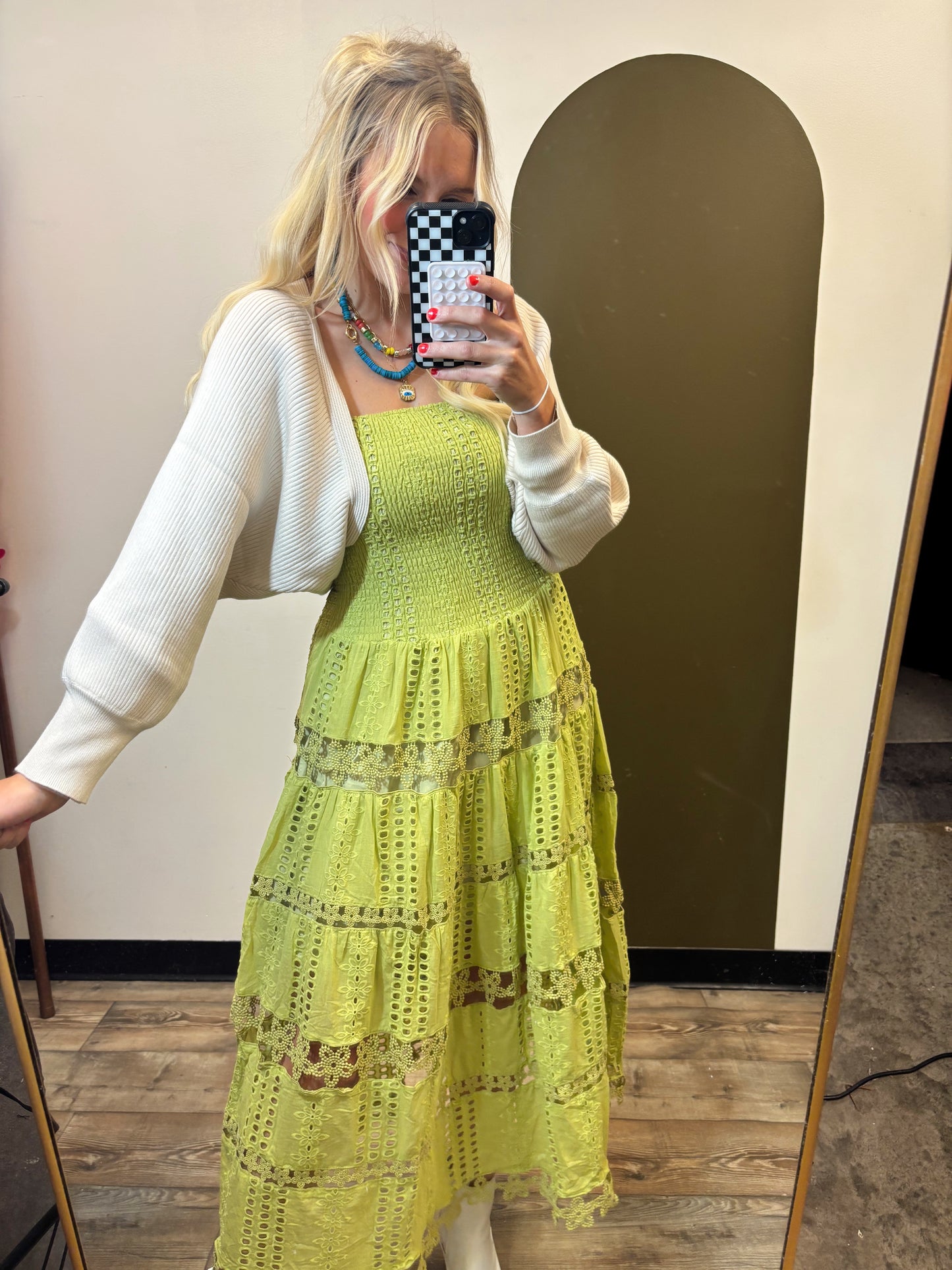 Nora Knit Bolero (Oat)