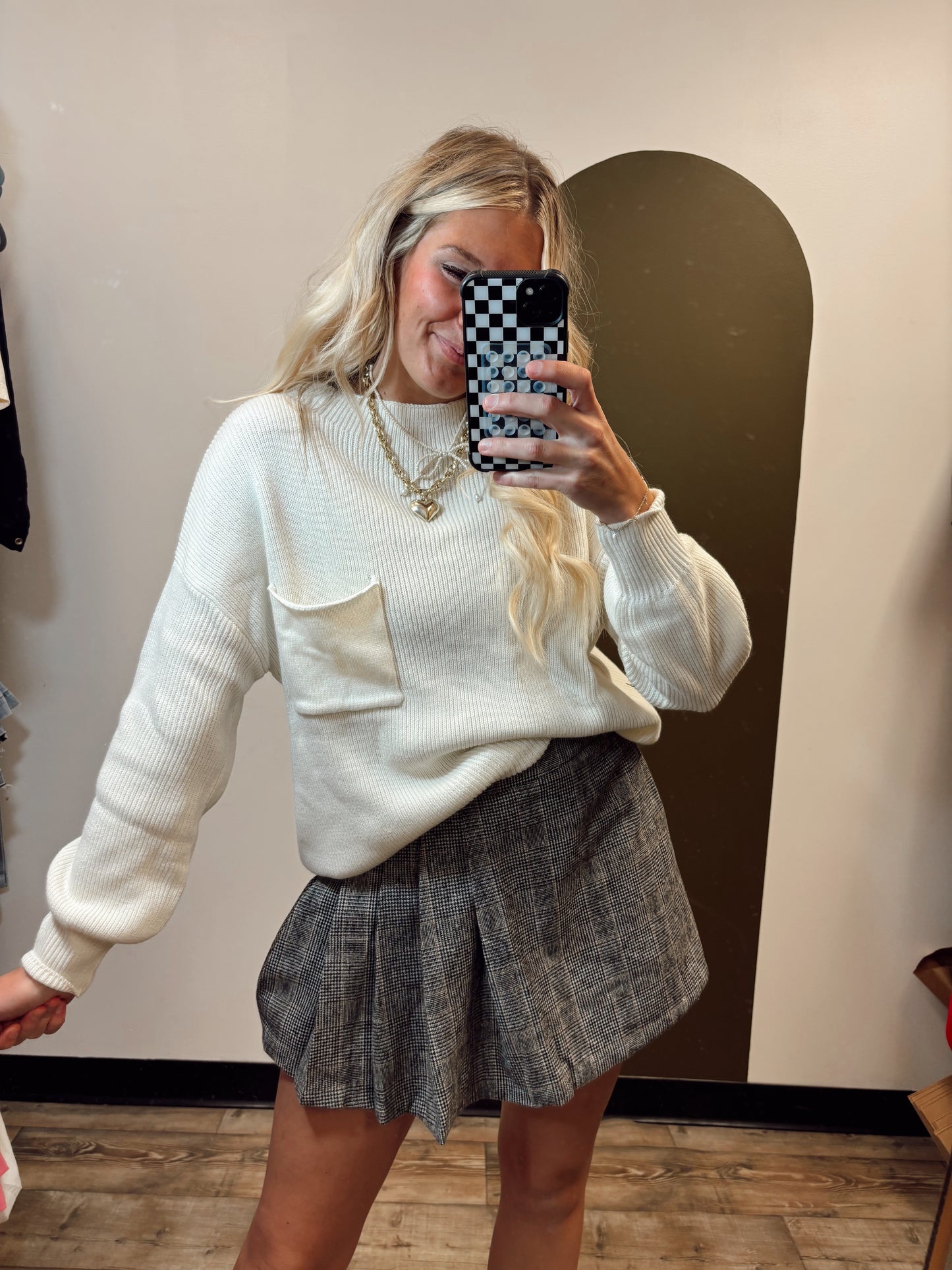Janis Pullover Sweater (Ivory)