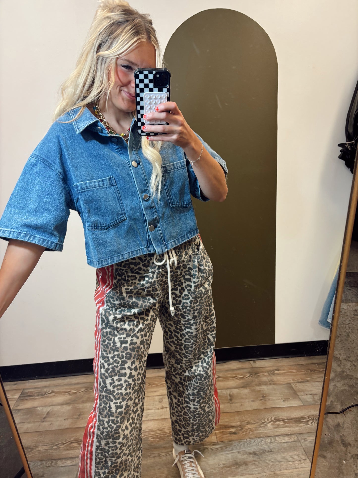 Vivienne Denim Top
