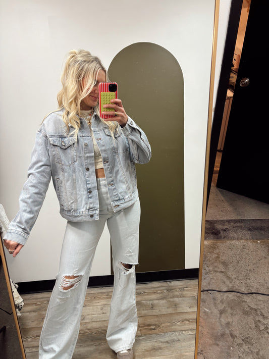 Tiger Patch Denim Jacket