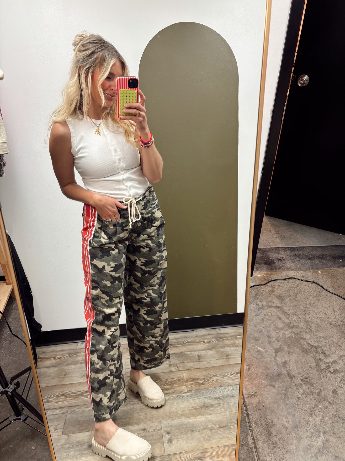 Camo Sport Stripe Pant