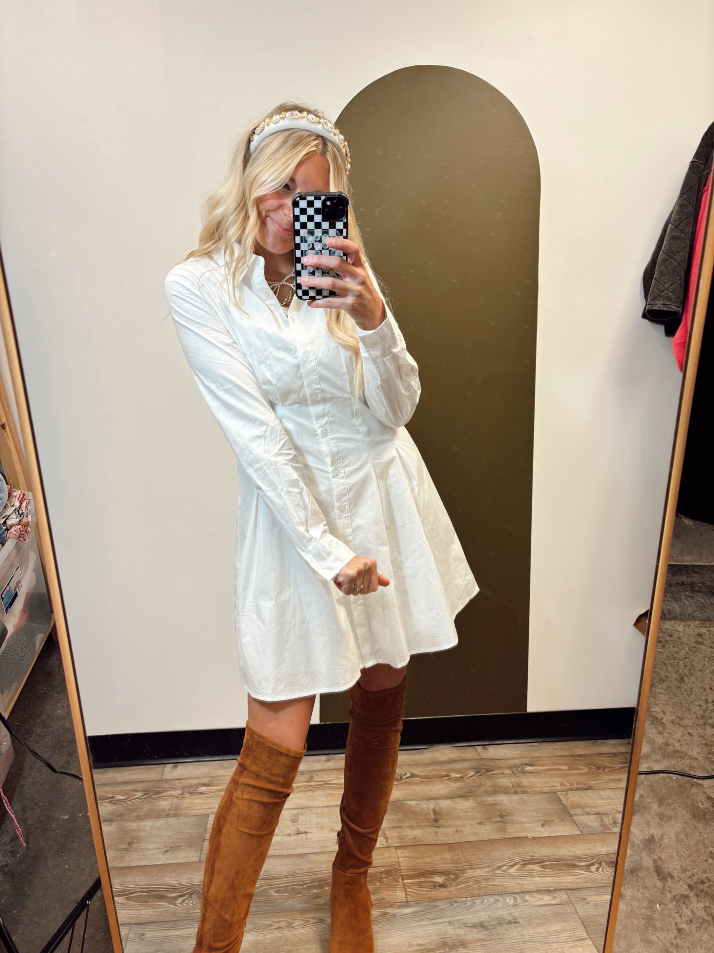 Come With Me Shirt Dress