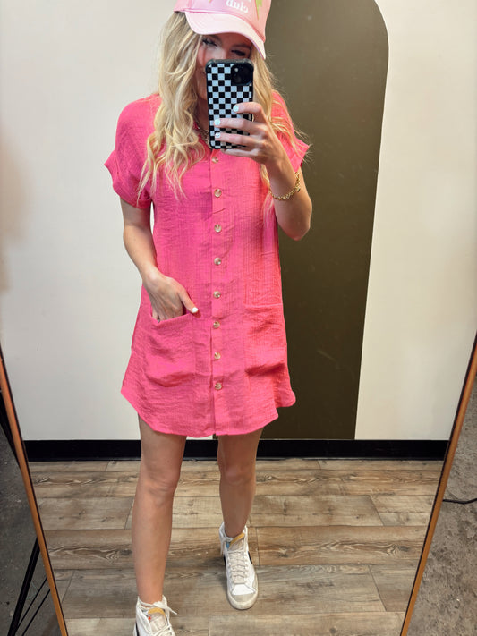 Summer Sands Dress (Pink)