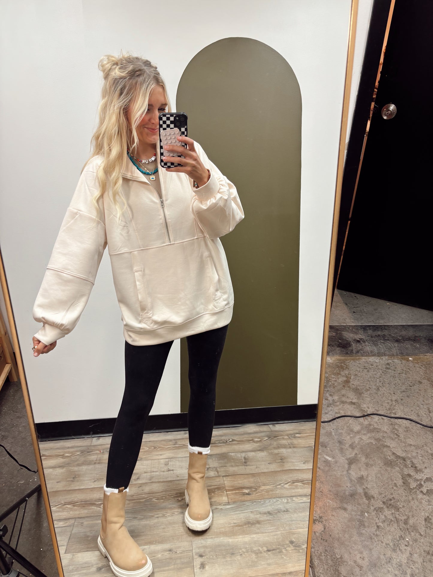 Journee Pullover (Cream)