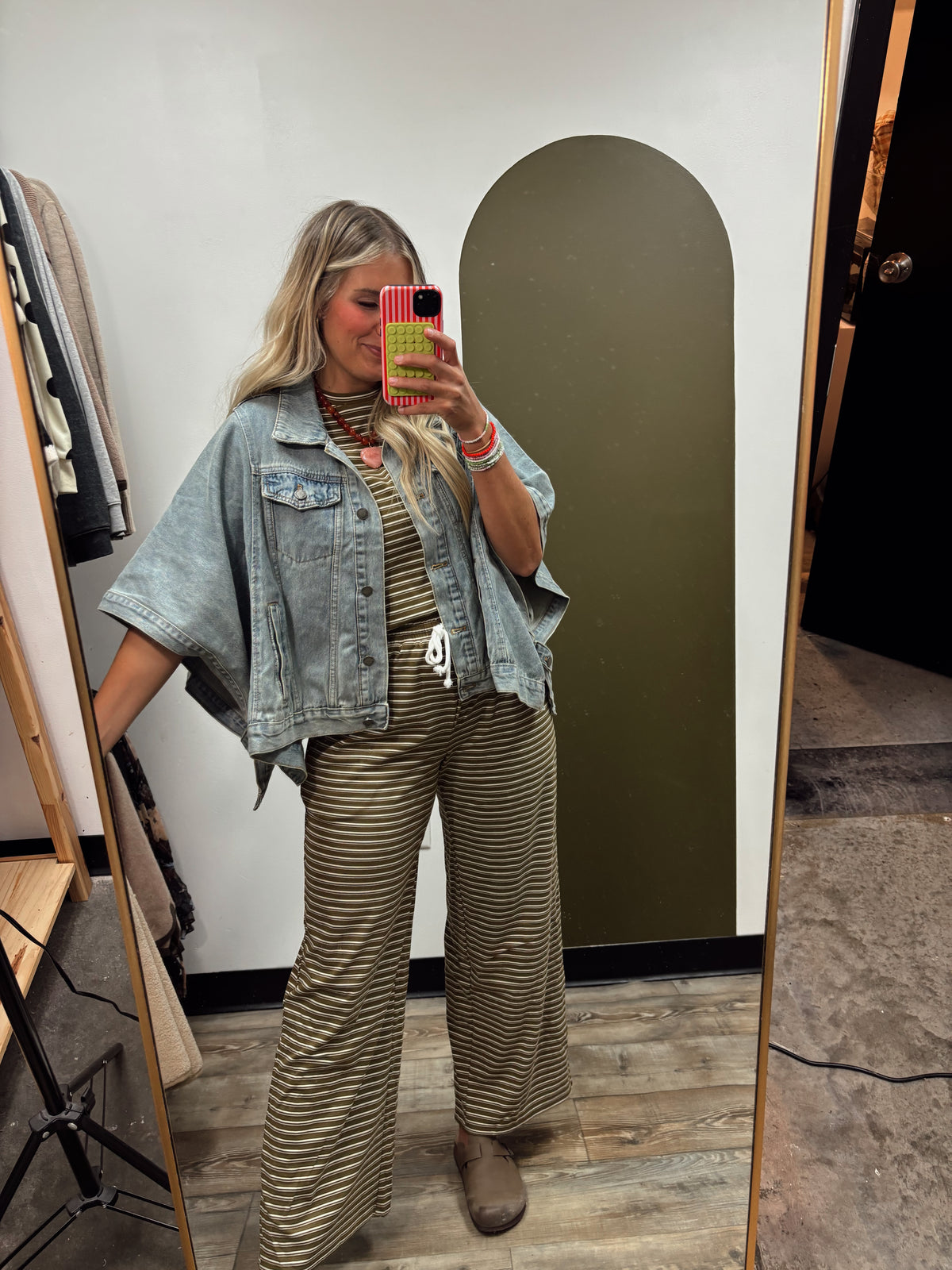 Colleen Cape Denim Jacket