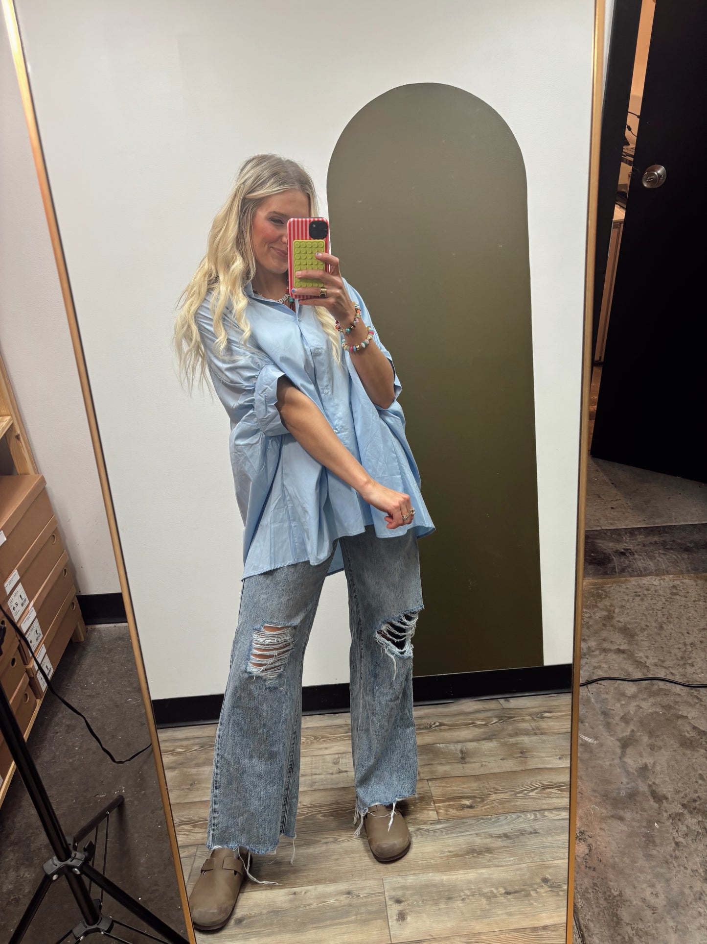 Baby Blues Button Up (Sky)