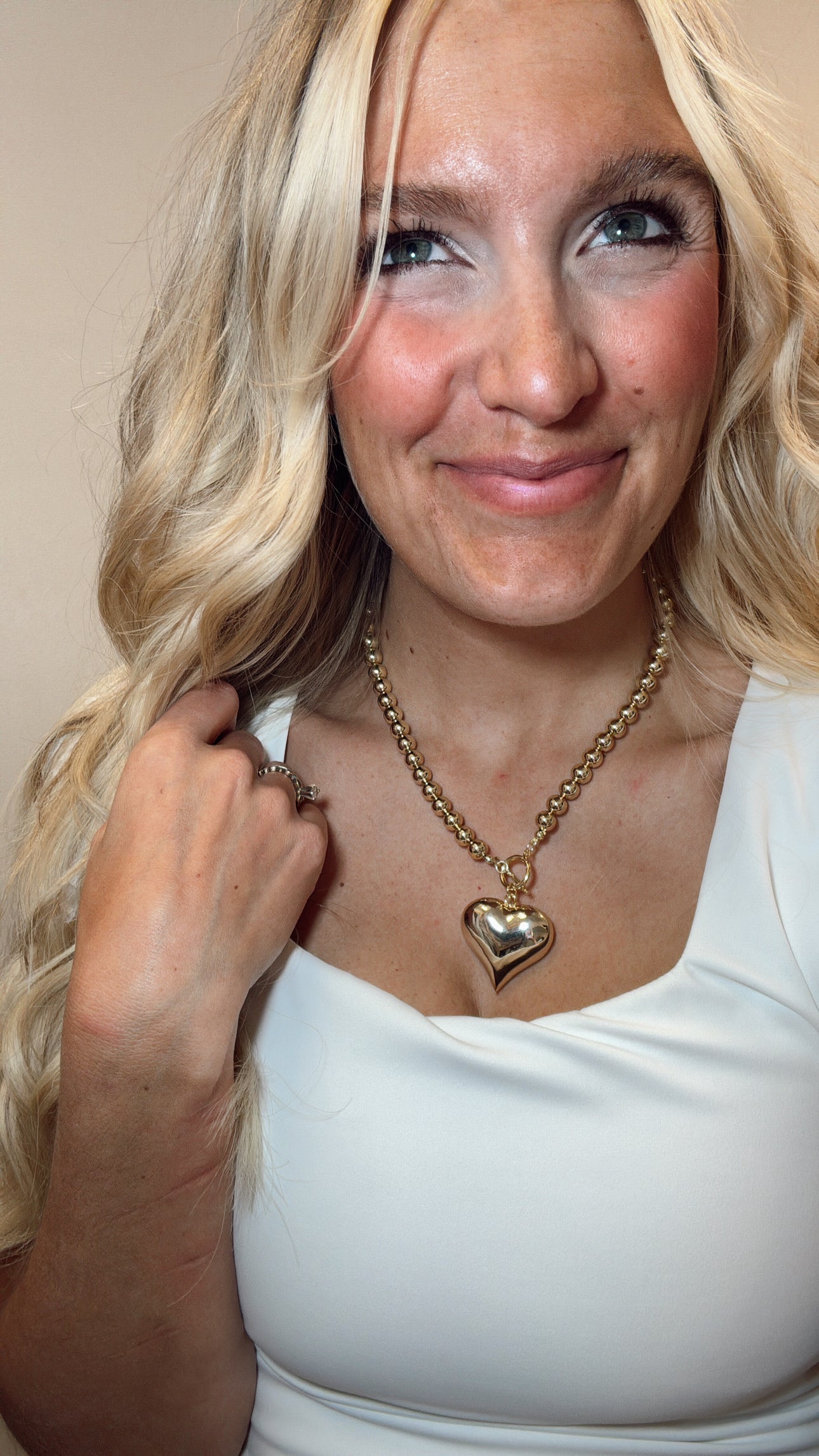 Mega Love Gold Necklace