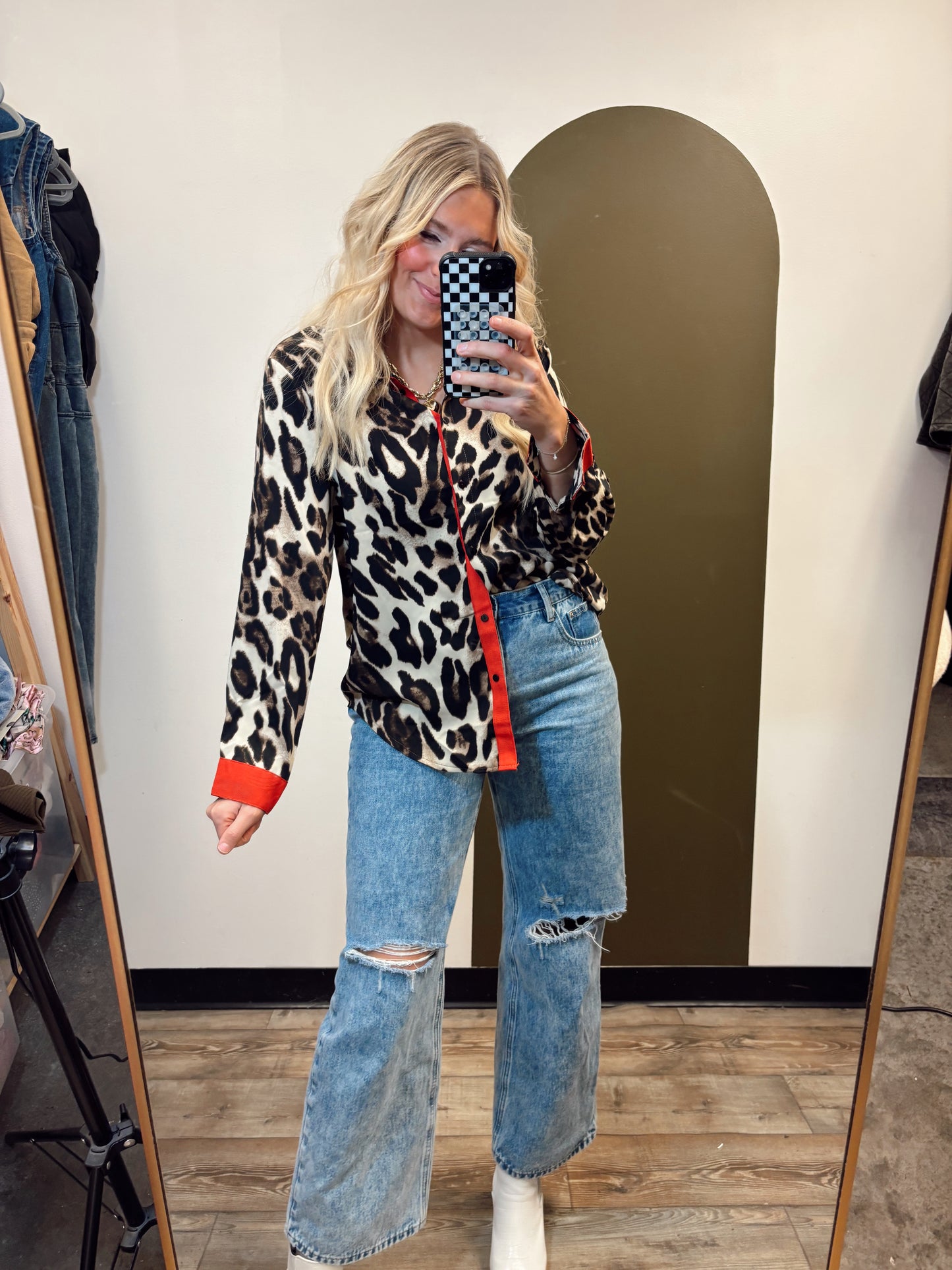 Live Out Loud Leopard Top