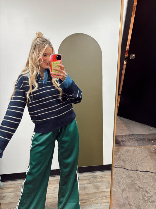 Sofia Stripe Combo Top