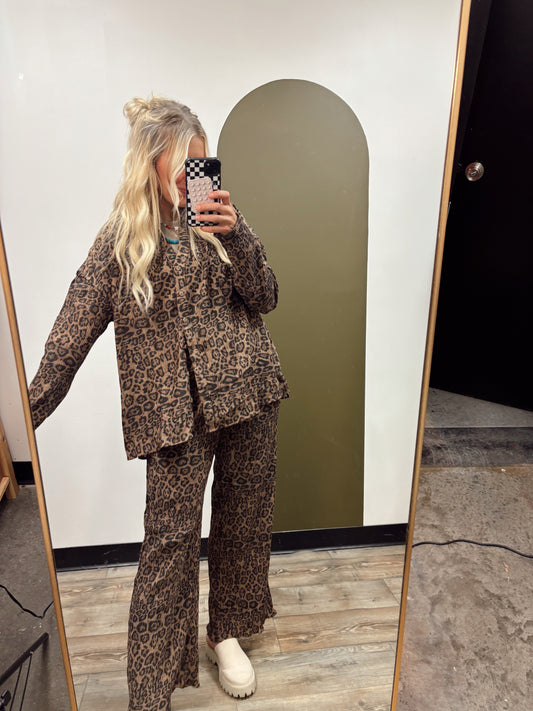 Steppin Out Leopard Set