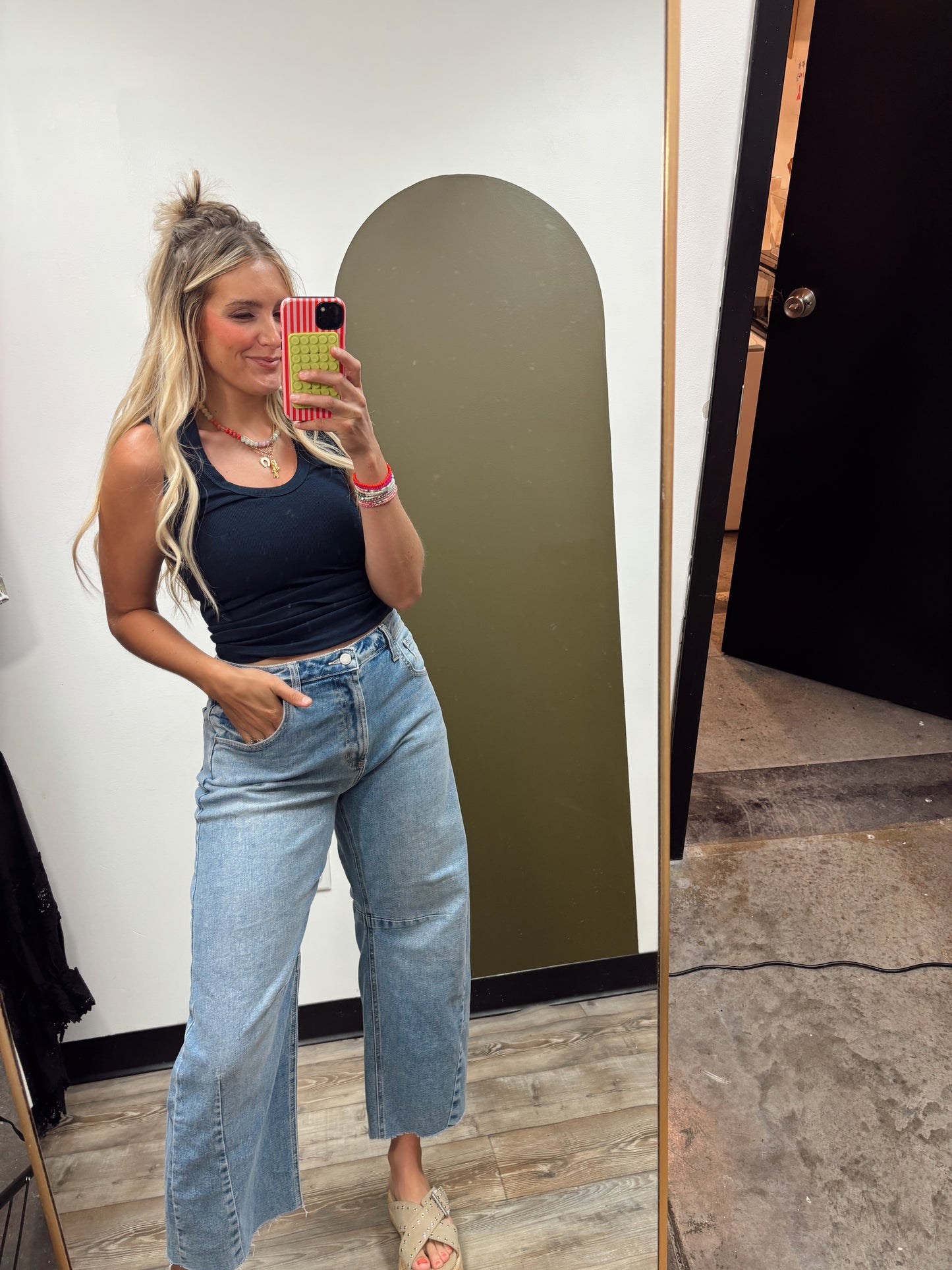 Kelsey Tank Top (Navy)