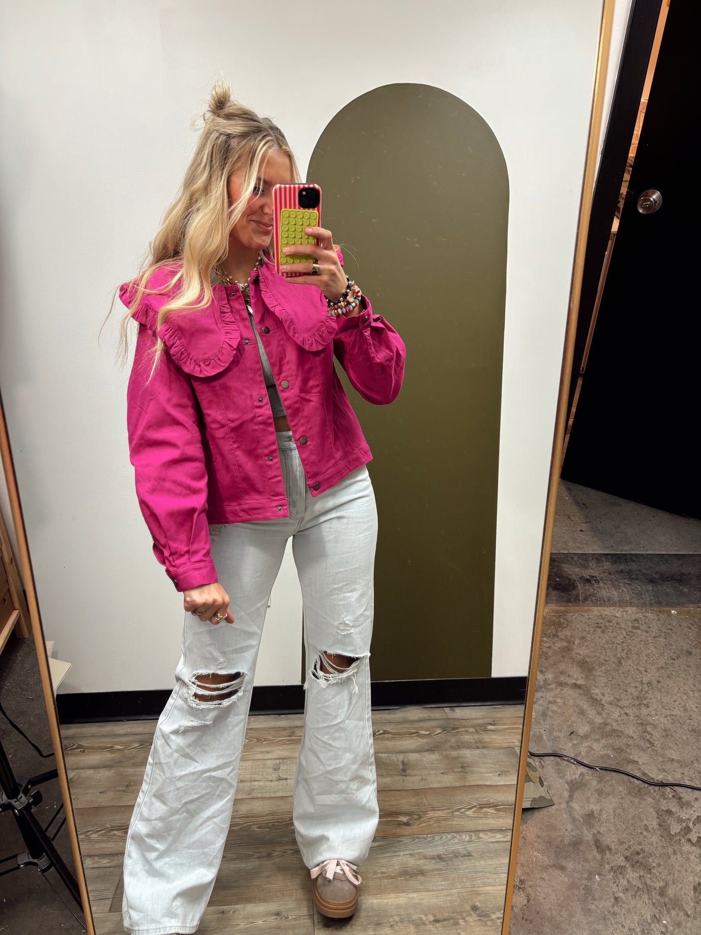 Feminine Dream Jacket (Magenta)