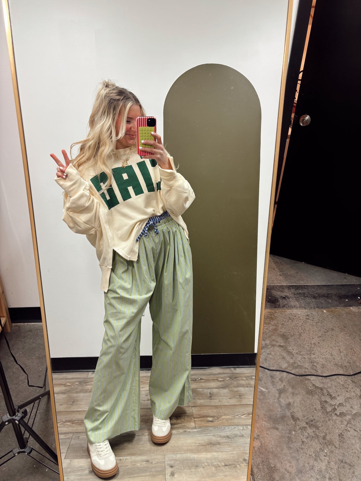 Elena Boxer Pant (Green)