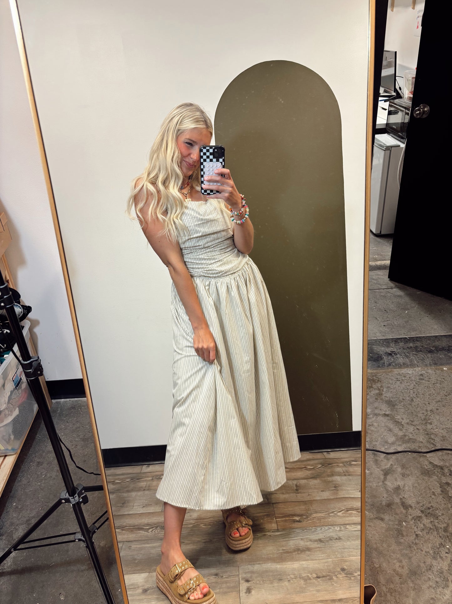 Vicki Stripe Maxi Dress