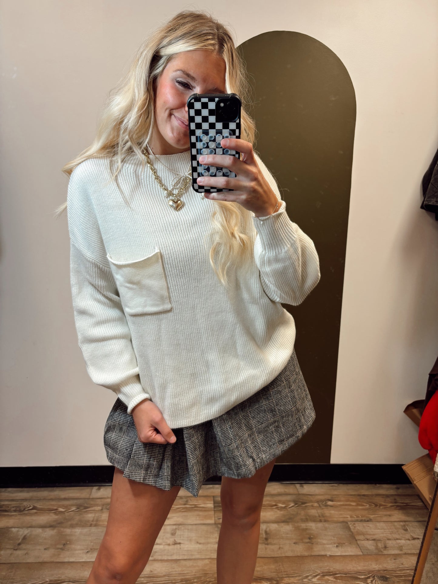Janis Pullover Sweater (Ivory)