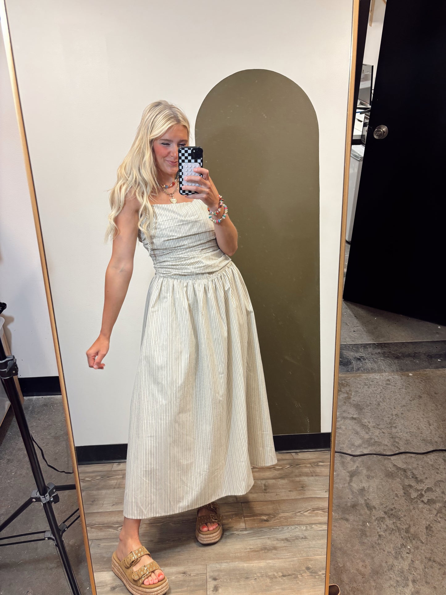 Vicki Stripe Maxi Dress