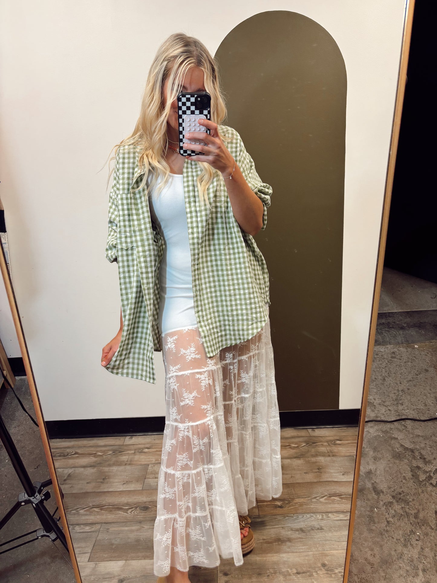 Concert Cutie Lace Layer Maxi