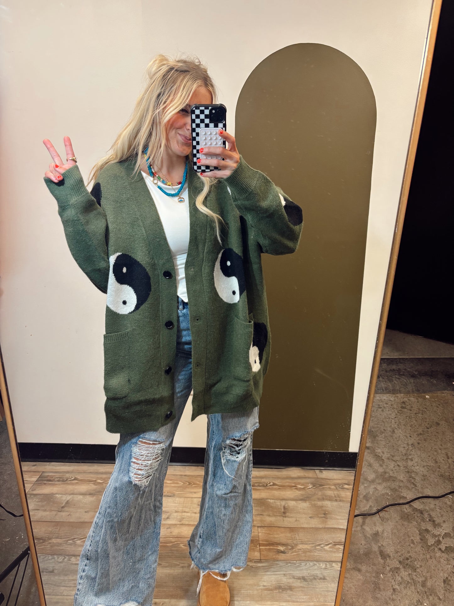 Ying Yang Cardy (Olive)