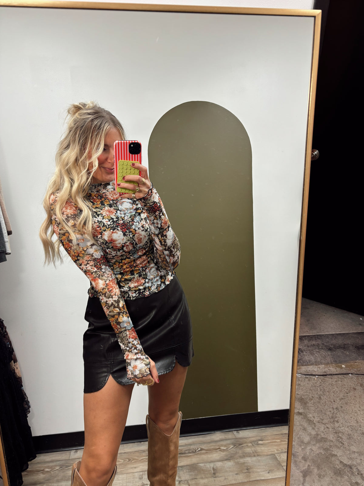 Giving Thanks Sheer Top (Black)