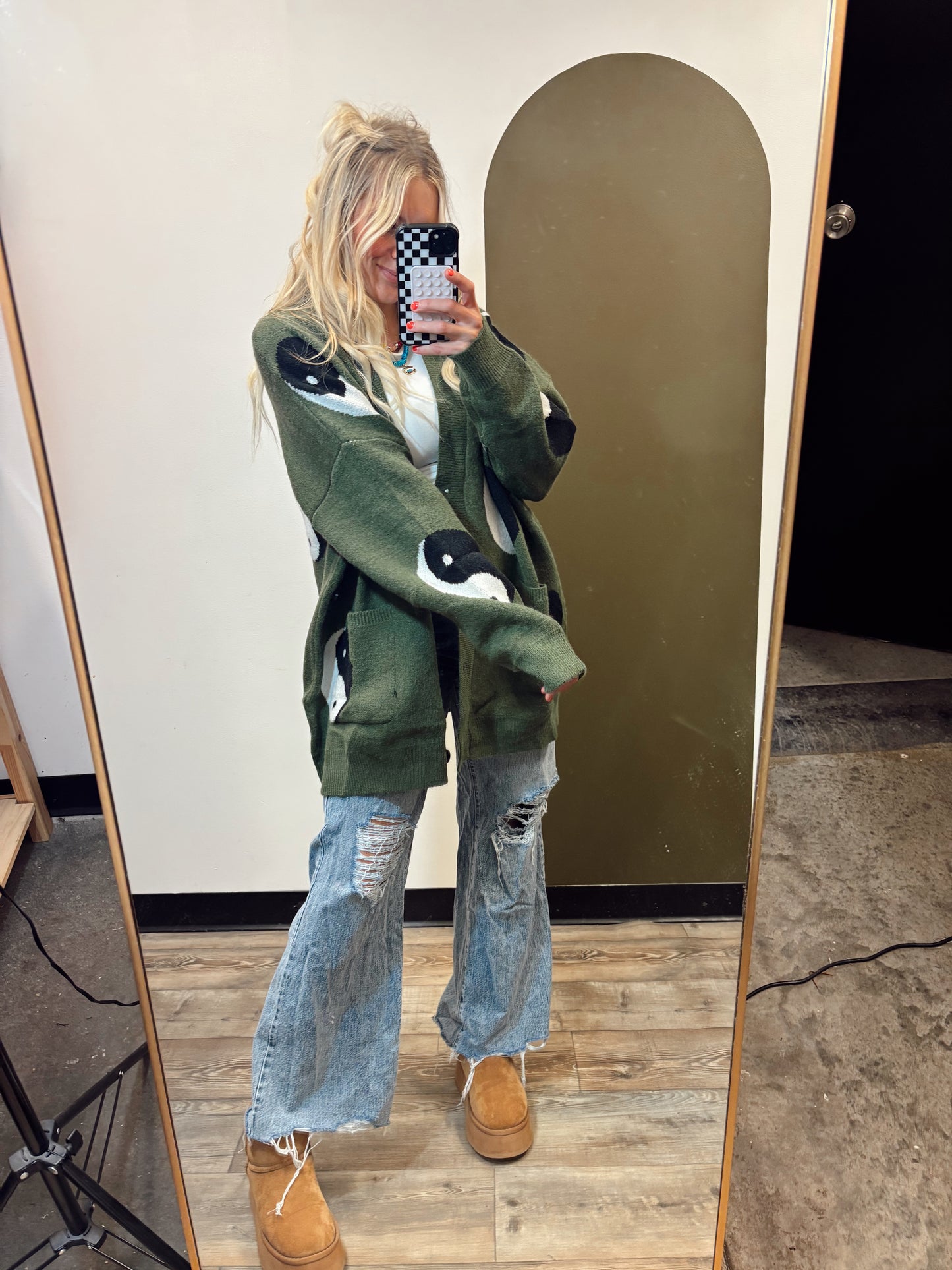 Ying Yang Cardy (Olive)