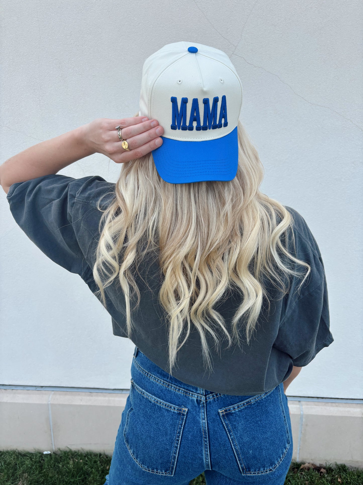 Mama Puff Trucker (Blue)