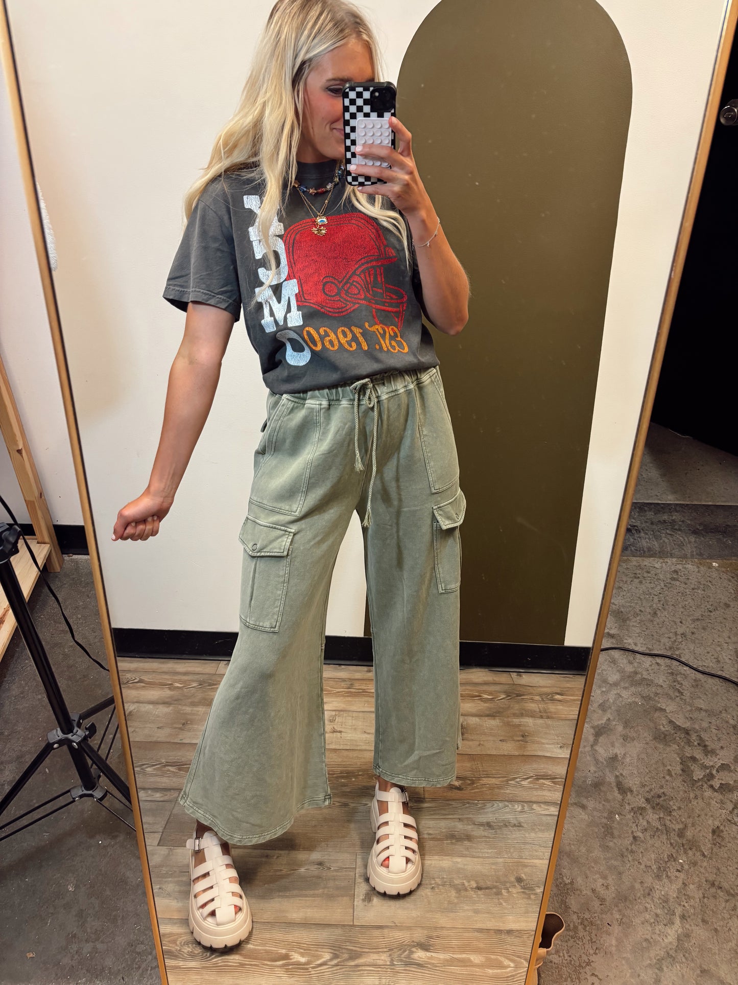 Alivia Cargo Pant (Sage)