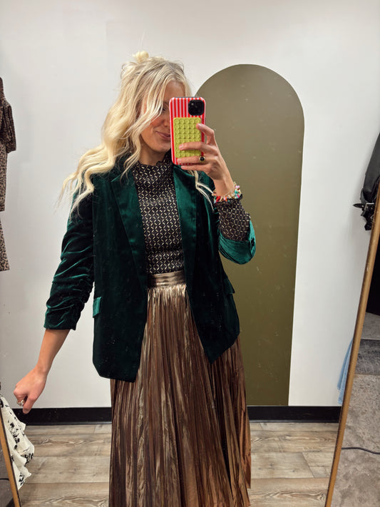 Velvet Dreams Blazer (Hunter)