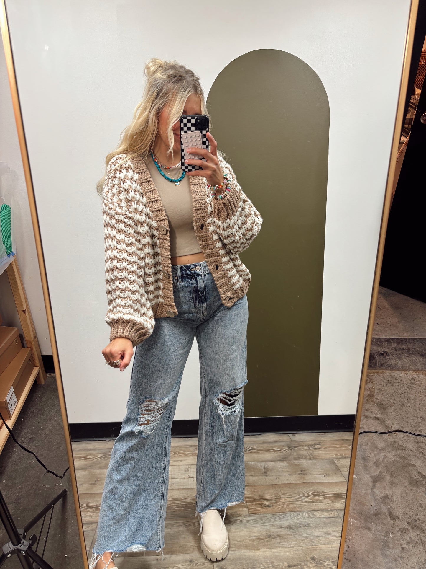 Sutton Contrast Cardigan