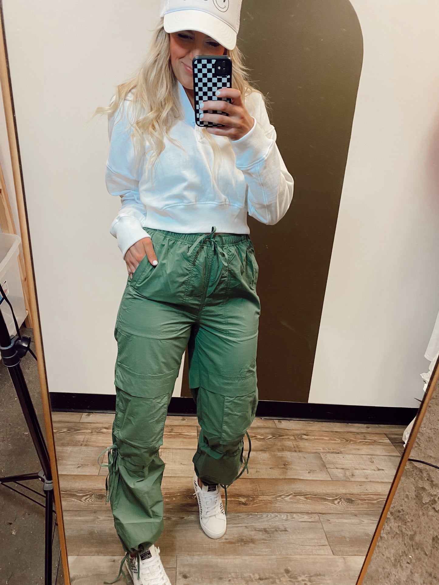 Mia Tie Jogger (Green)