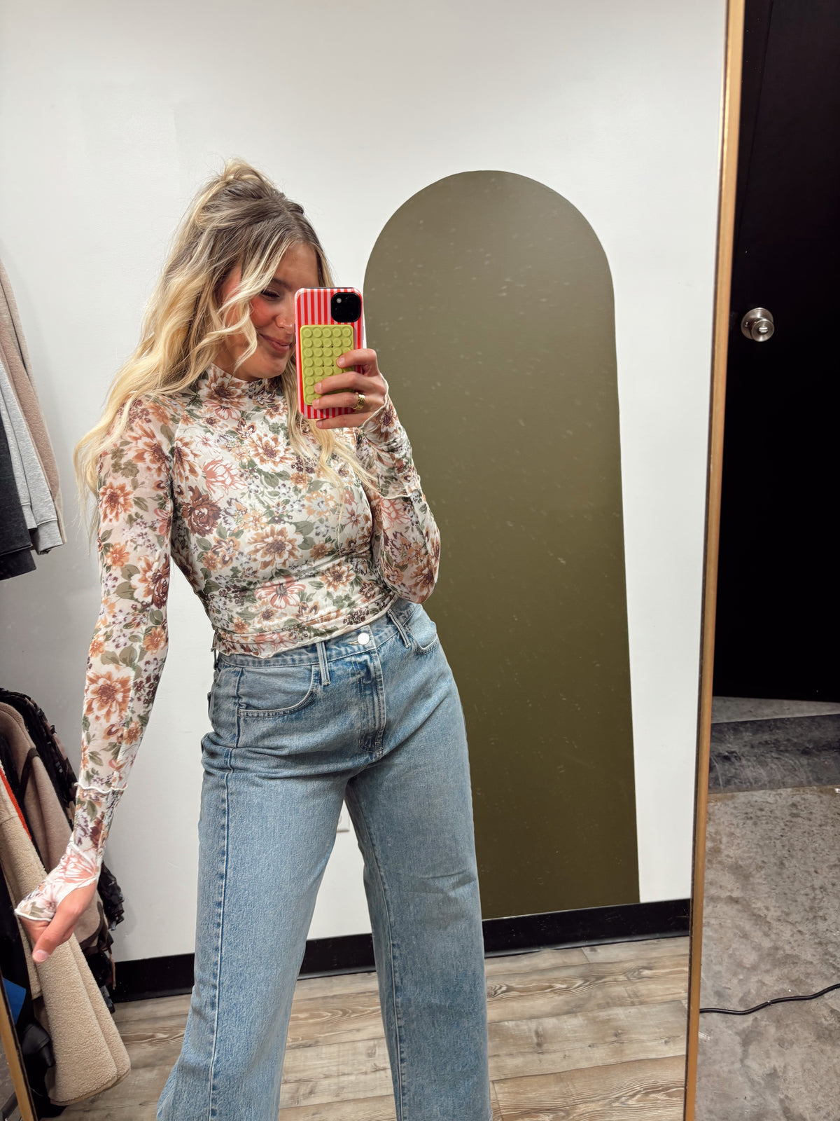 Bronwynn Sheer Floral Top