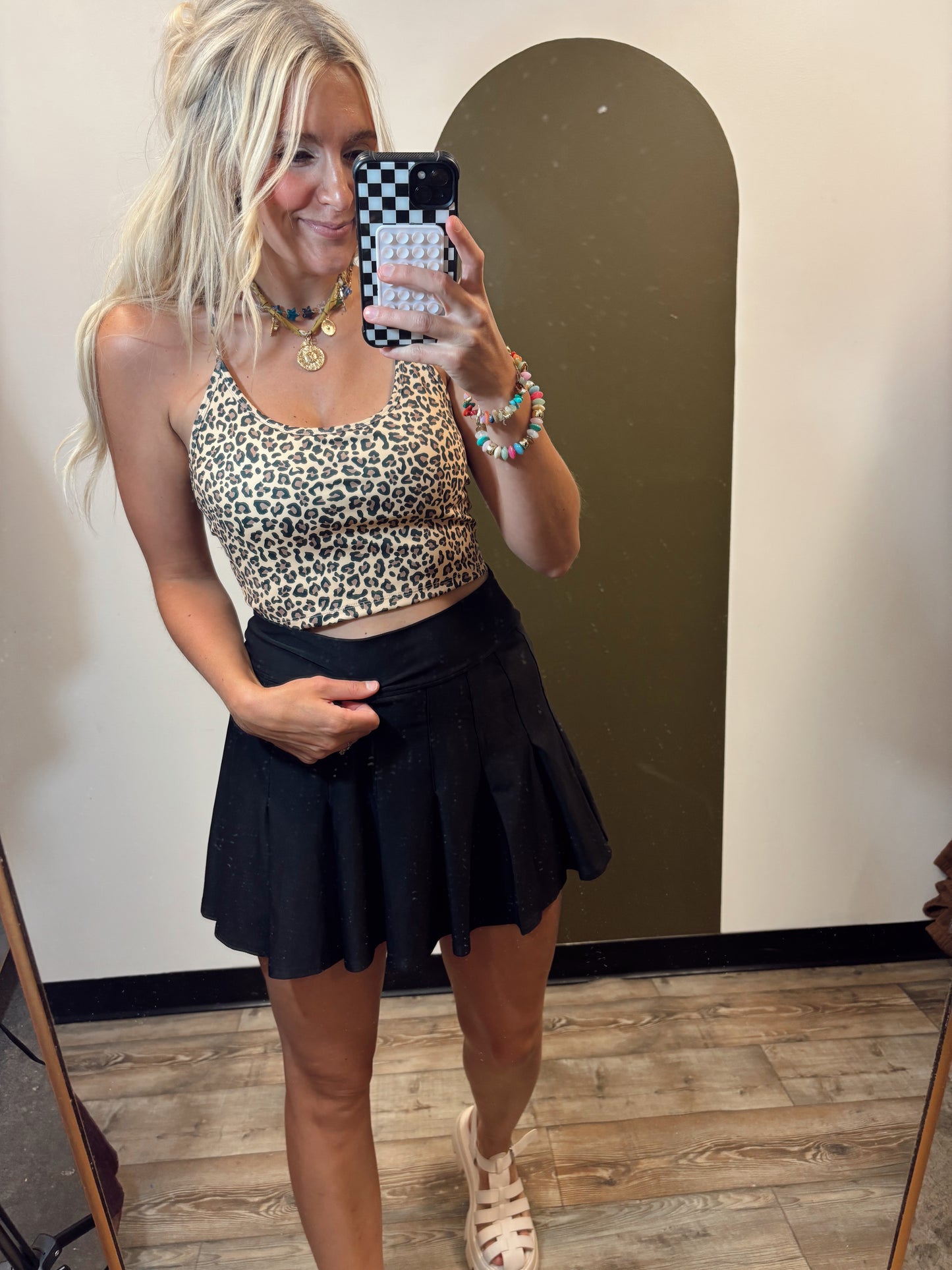 Longline Leopard Tank