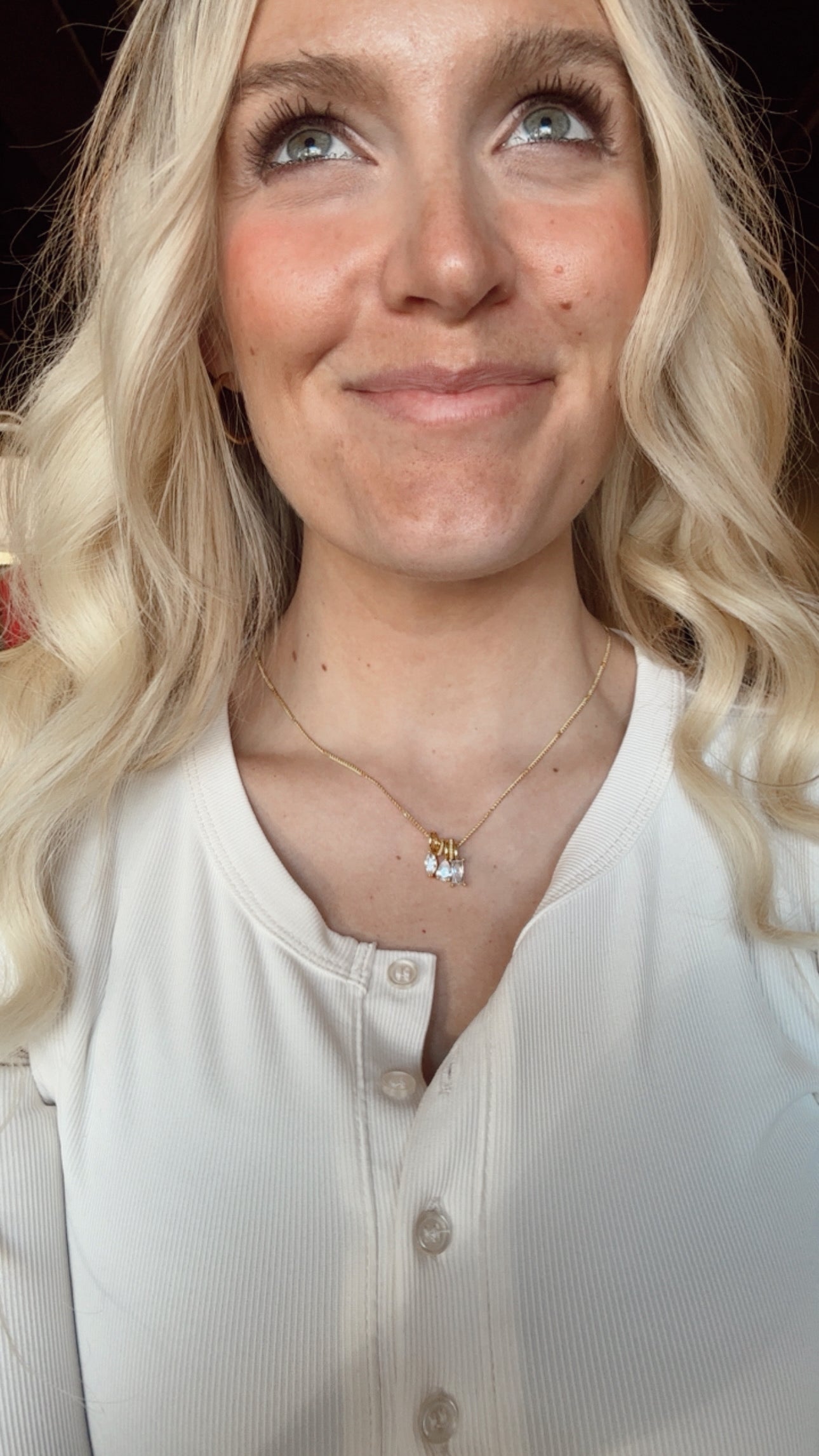 Trio Sparkle Stack Necklace