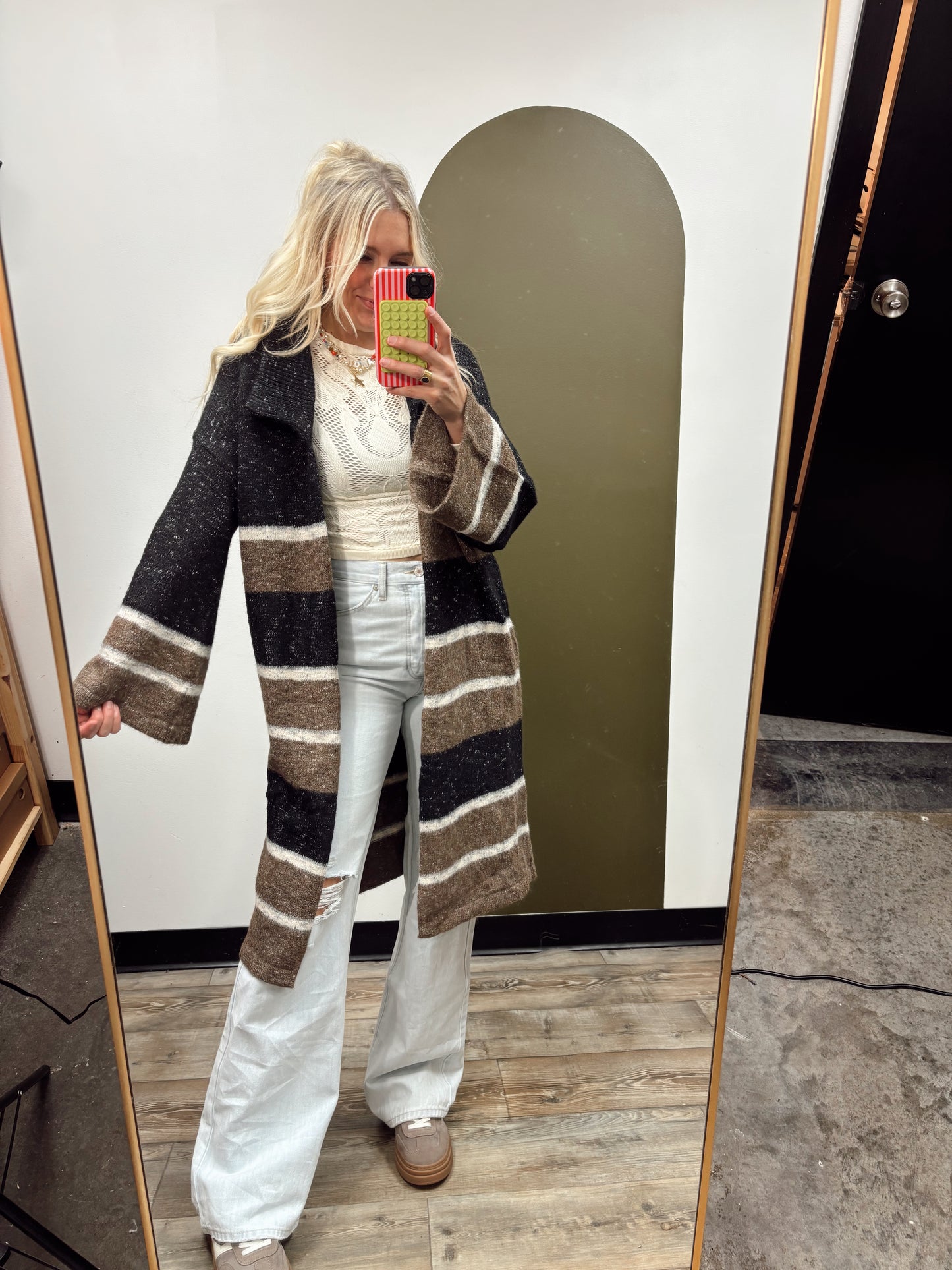 Cecelia Color Block Cardigan