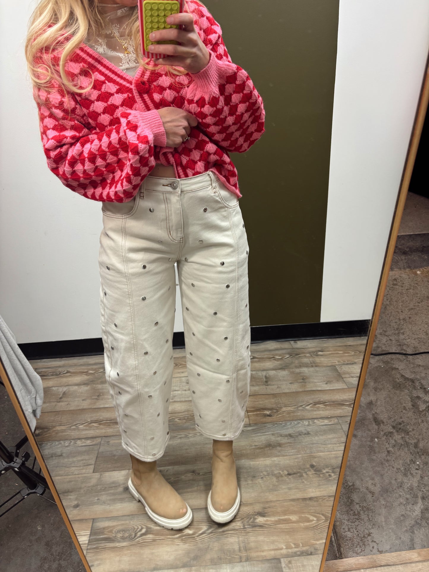 Shine Bright Barrel Denim (Cream)